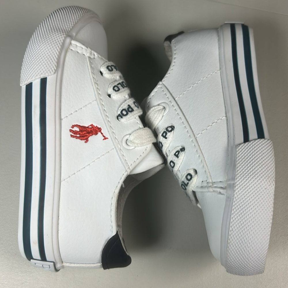 2 for $40 Polo by Ralph Lauren Sneakers Infant's Size 5 RL Polo Baby Shoes - Picture 4 of 12